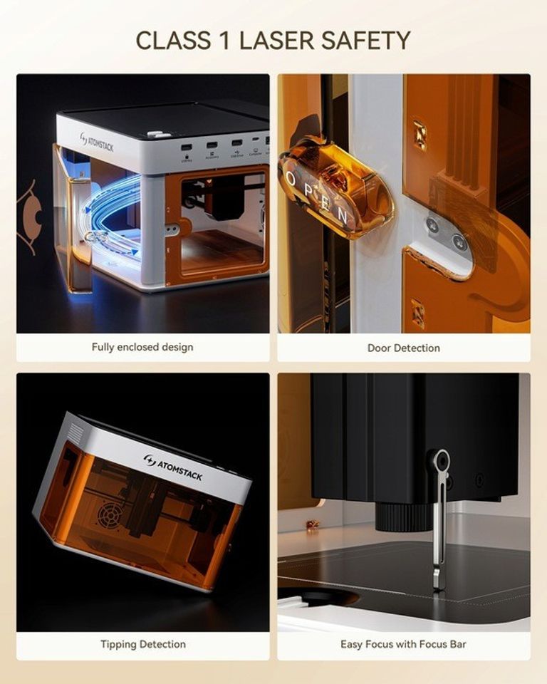 Atomstack P1 5W 110x110mm Код:null. Изображение 12