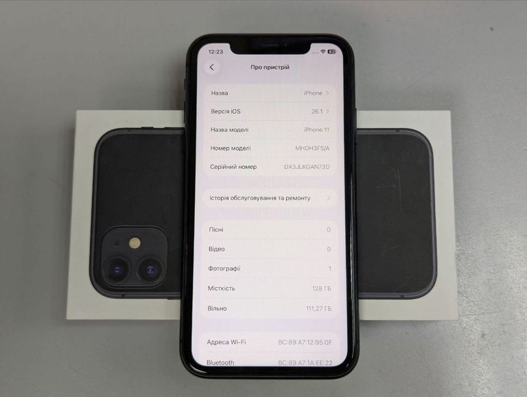 Apple iPhone 11 128GB Black (MWLE2) Код:01-200804286. Зображення 8