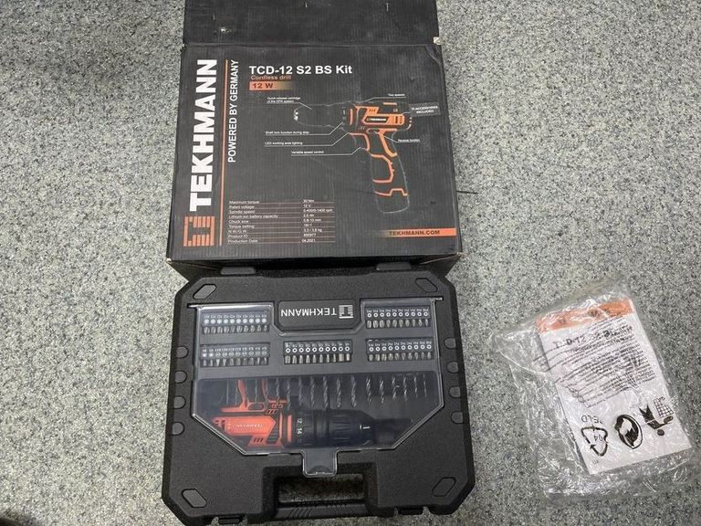 Купить Tekhmann tcd-12 s2 bs kit 2акб + зп + набір Б/У