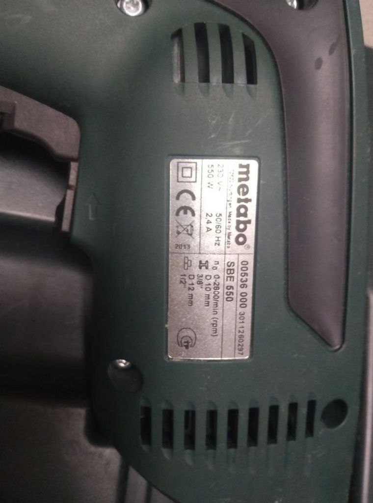 Metabo sbe 550 Код:01-200829901. Зображення 7