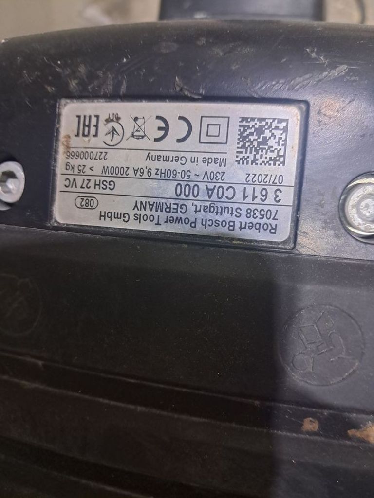 Распродажа Bosch gsh 27 vc, продавец Техноскарб