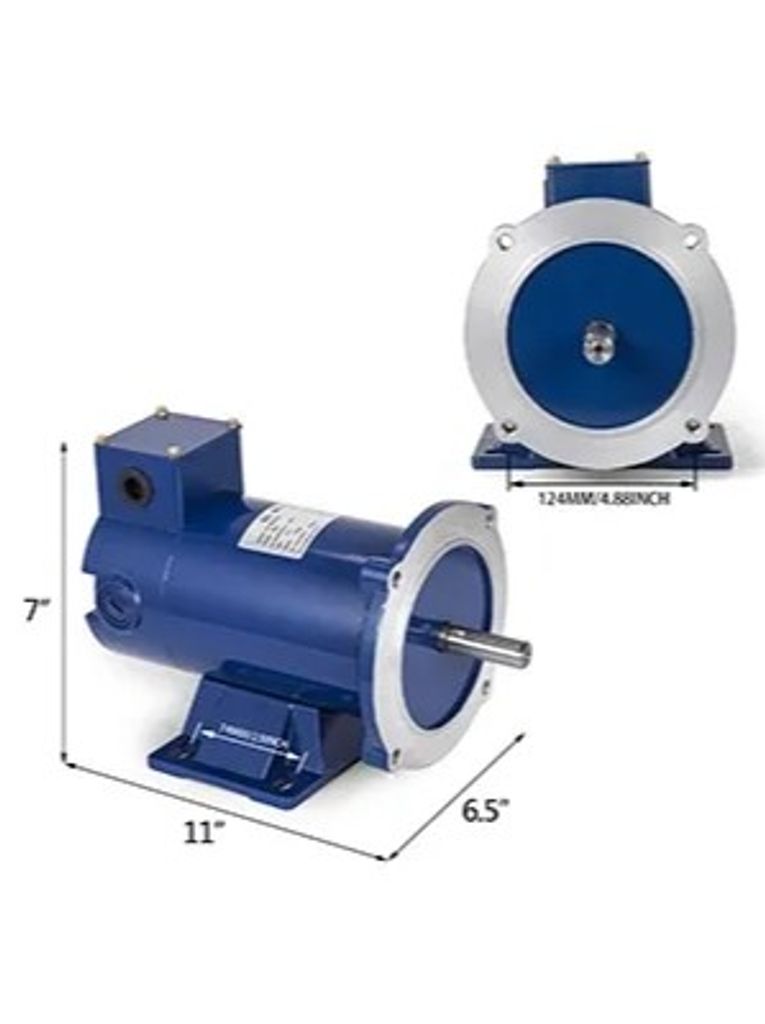 VEVOR 1750 об/хв 1/2 к.с. 90 В Код:null. Зображення 11