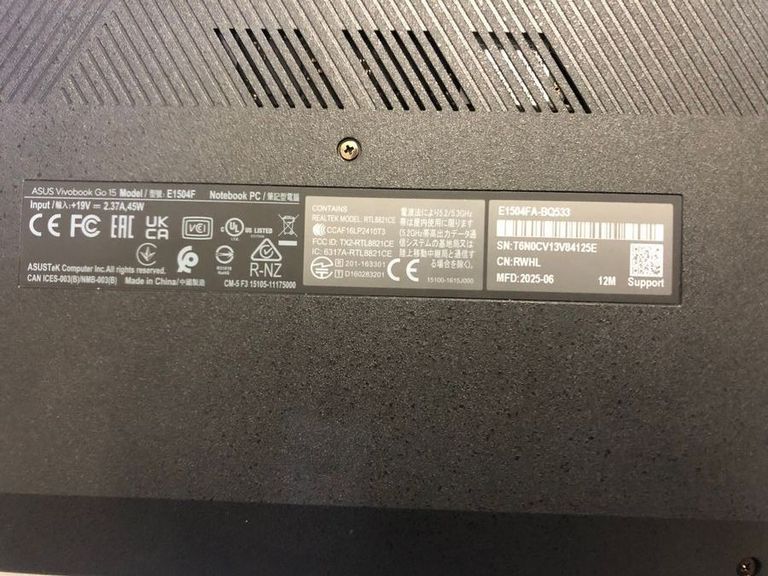 Asus 15/ryzen 5 7520u ddr5/16gb ddr5/ssd 512 gb/*інтегрована Код:01-200896585. Изображение 5