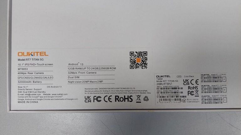 Oukitel pad rt7 titan 5g 12/256gb Код:01-200907955. Изображение 9