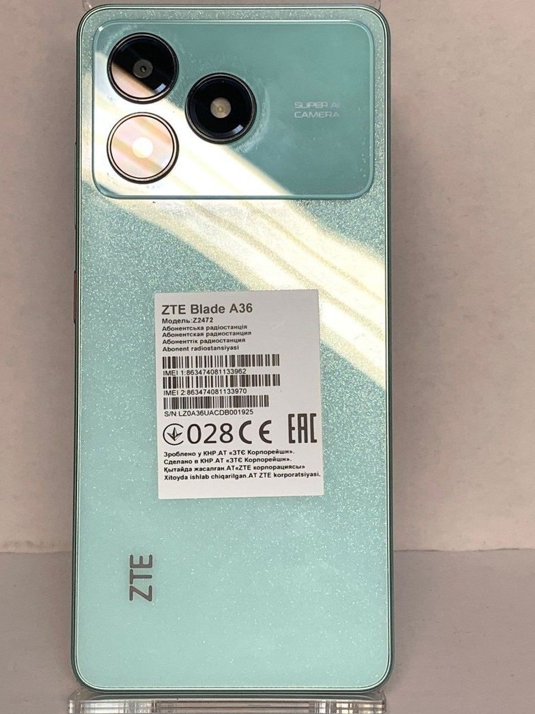 Купить Zte Blade A36 4/64GB Green Б/У