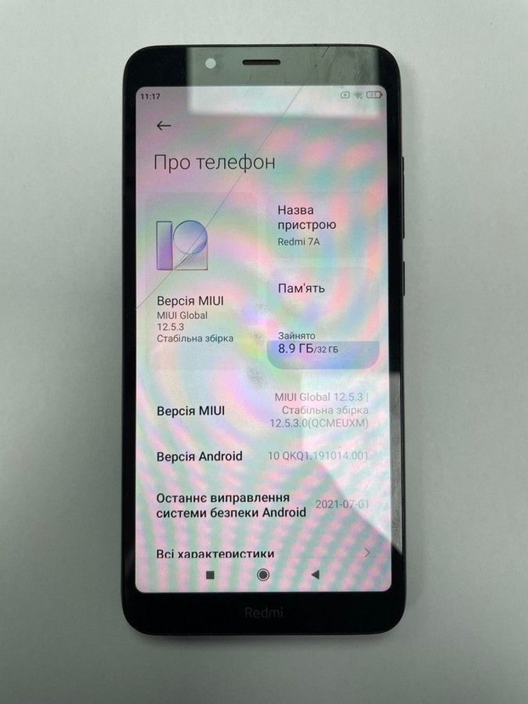 Оголошення Xiaomi Redmi 7a 2/32GB Black Б/У
