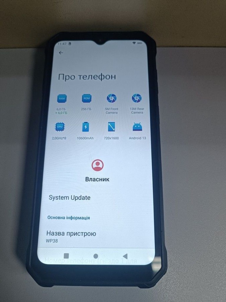 Oukitel WP38 6/256GB Black Код:01-200968310. Зображення 5