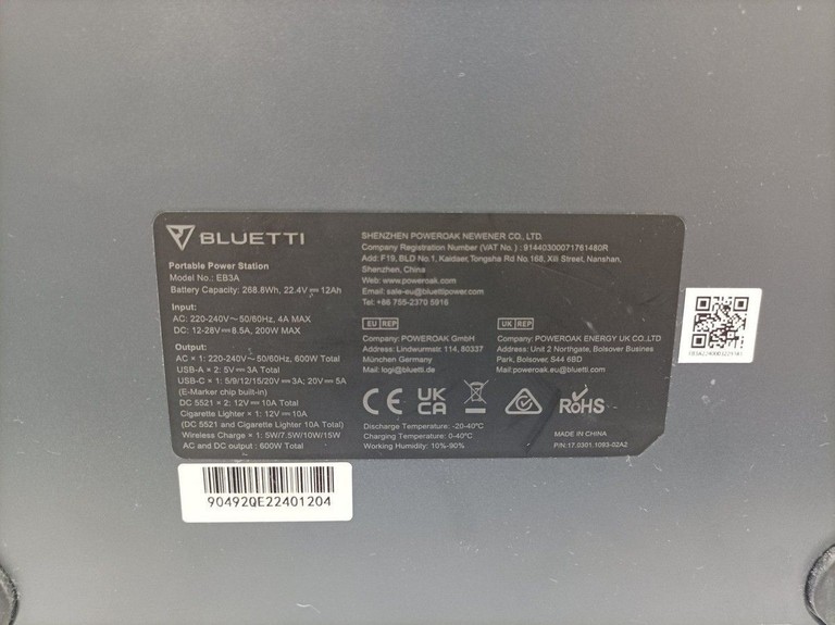 Дешево Bluetti eb3a 600w з ломбарду