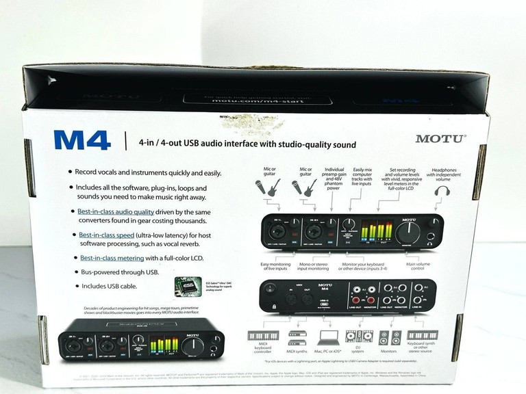 Motu M4 Код:01-201016619. Изображение 6