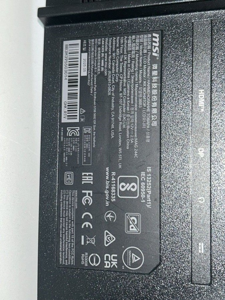 Msi MAG 244C (9S6-3BB31H-027) Код:01-201051508. Зображення 5