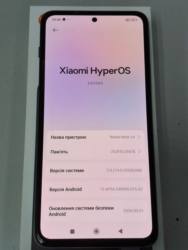 Купити Xiaomi redmi note 14 8/256gb Б/У