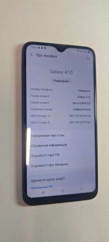Оголошення Samsung a105f galaxy a10 2/32gb Б/У