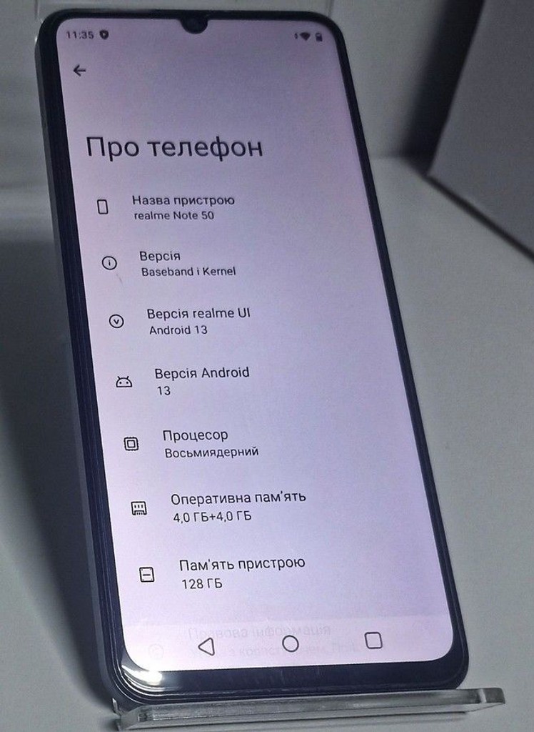 Realme note 50 4/128gb Код:01-201146555. Зображення 5