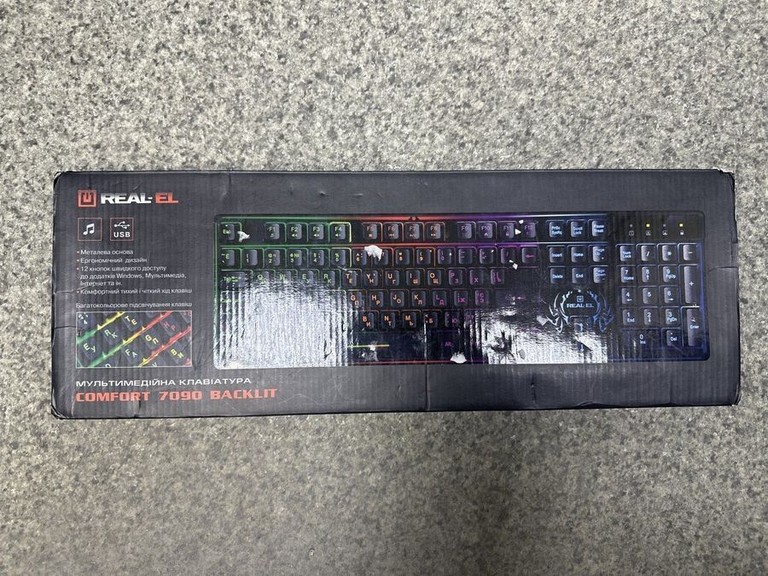 Оголошення Real-El comfort 7090 backlit Б/У