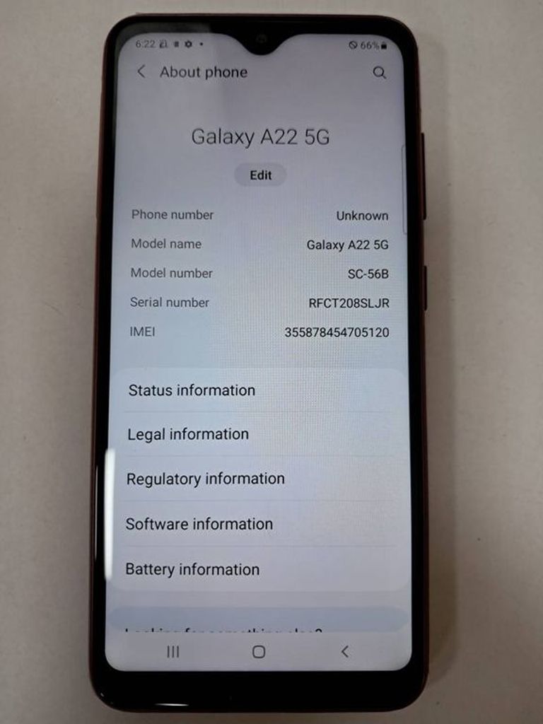 Samsung galaxy a22 sc-56b 64gb 4gb