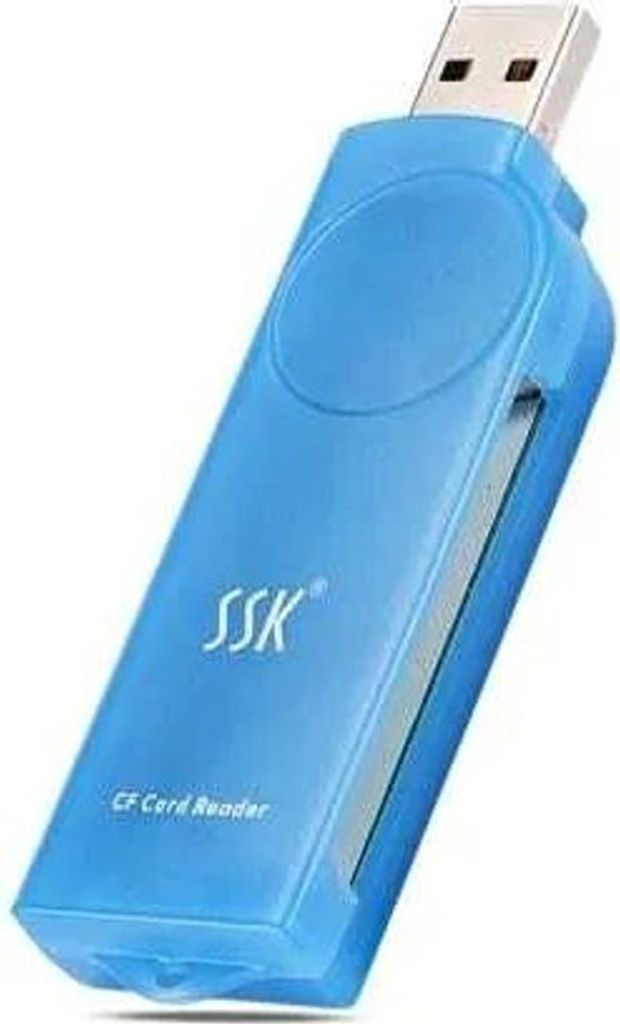Купить Внешний картридер SSK SCRS028 Cardreader поддерживает CF/MD карты Б/У
