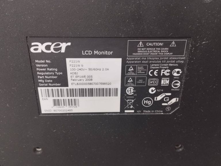 Acer p221w