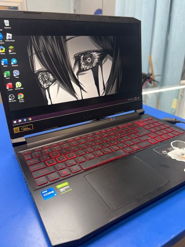 Дешево Acer екр 15,6/ intel core i5-11400h 2.7ghz/ram8gb/ssd512gb / gf gtx1650 4gb з ломбарду