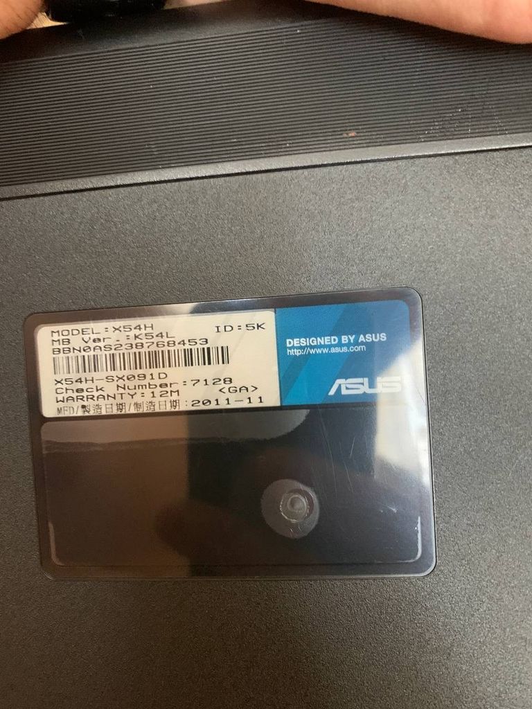 Asus x54H Код:null. Зображення 5