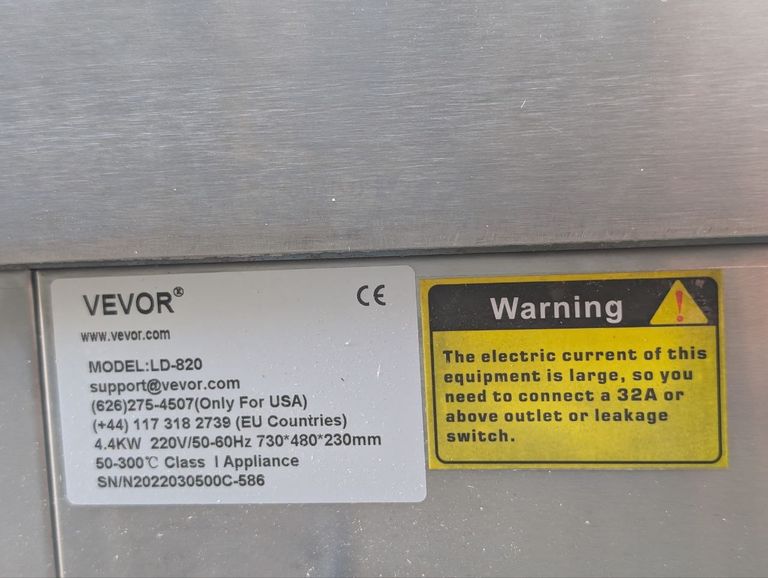 Акція! Гриль електричний Vevor (LD-820) Код:null. Зображення 7