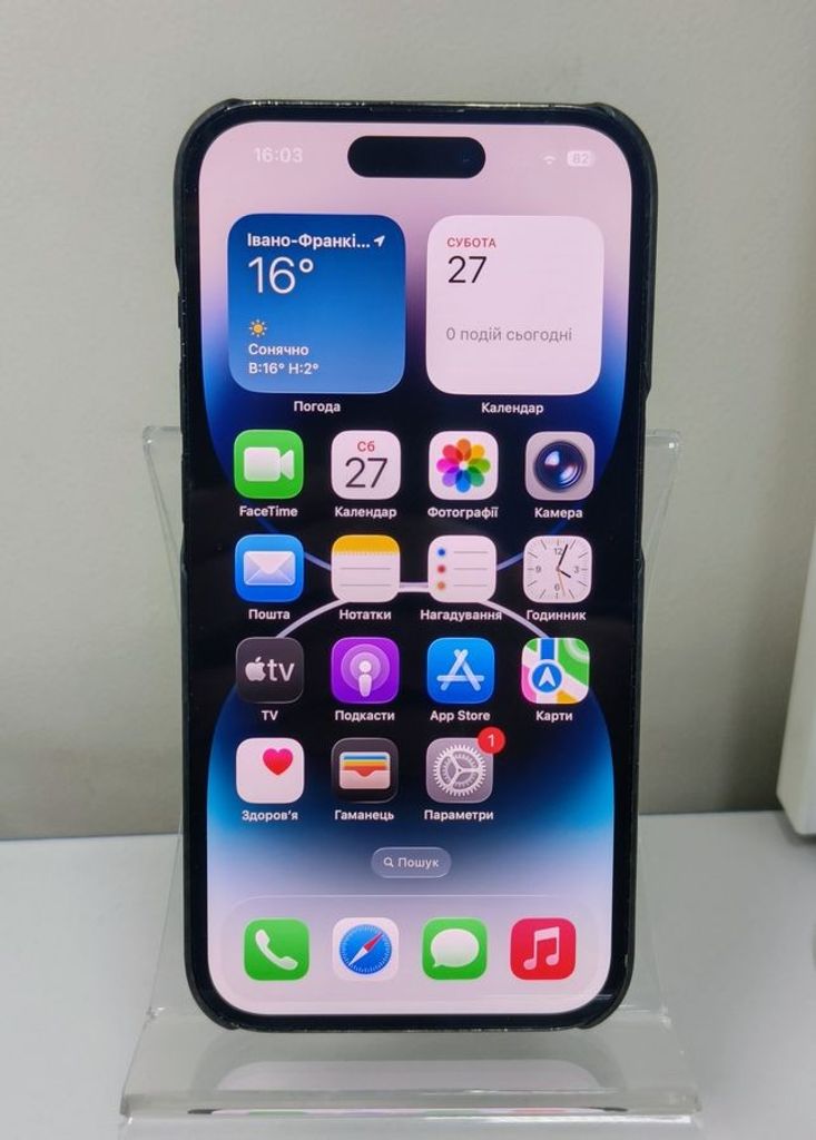 Купити Apple iPhone 14 Pro 128GB Space Black (MPXV3) Б/У