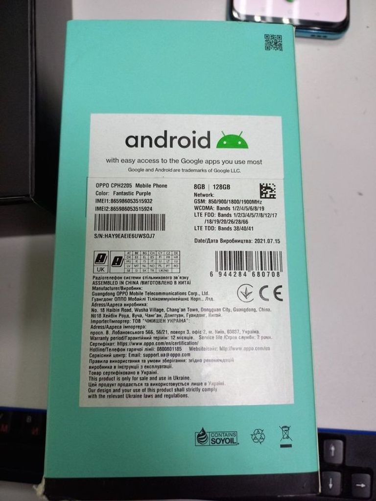 Дешево Oppo reno 5 lite 8/128gb з ломбарду