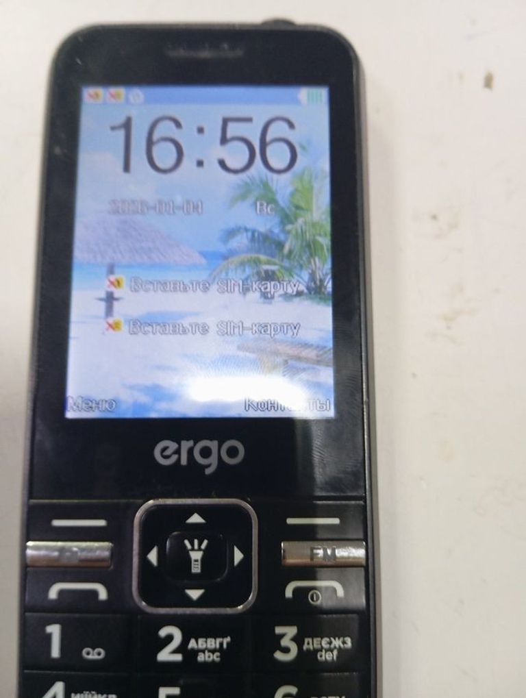 Объявление Ergo E281 Dual Sim Black Б/У