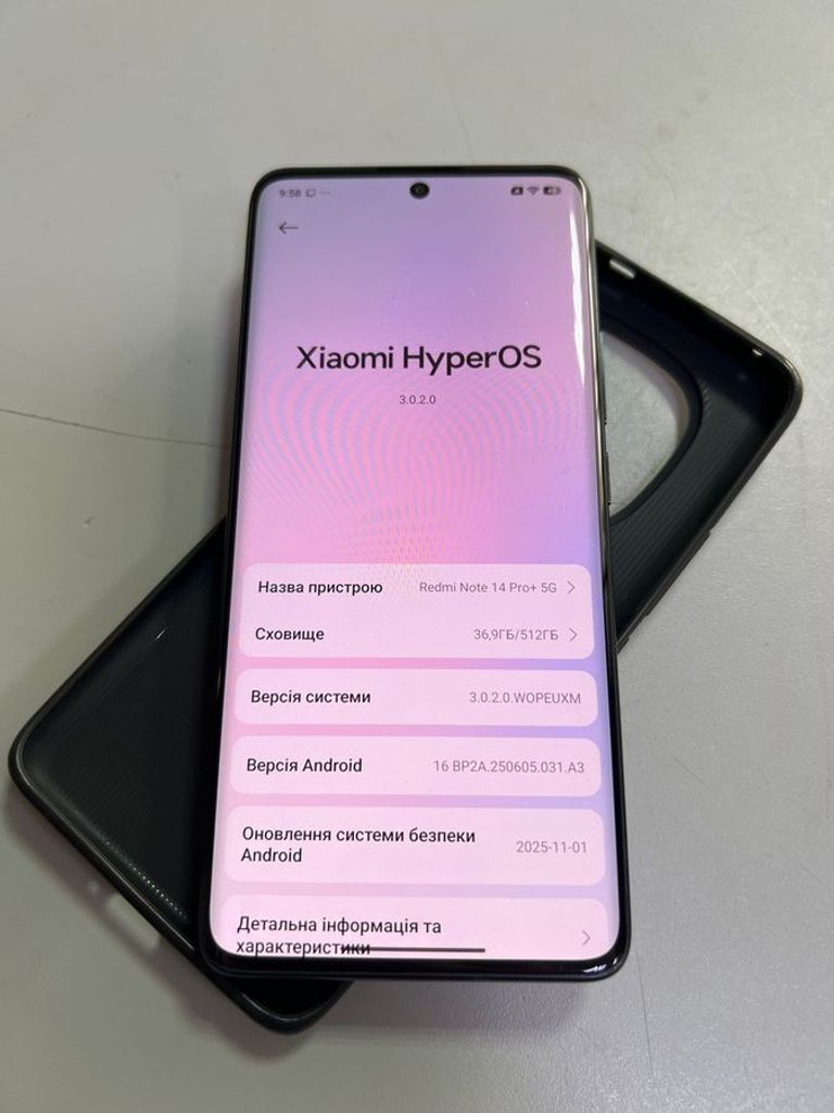 Оголошення Xiaomi redmi note 14 pro+ 5g 12/512gb Б/У