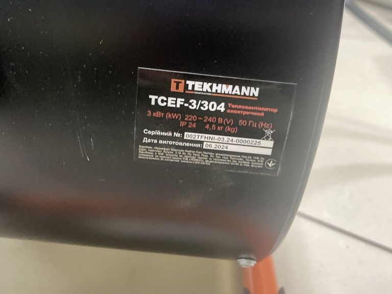 Оголошення Tekhmann TCEF-9/760 Б/У