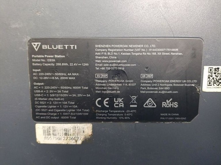 Объявление Bluetti eb3a 600w Б/У