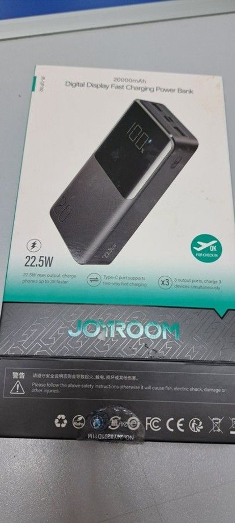 Купити Joyroom JR-QP192 20000mAh 22.5W Black Б/У