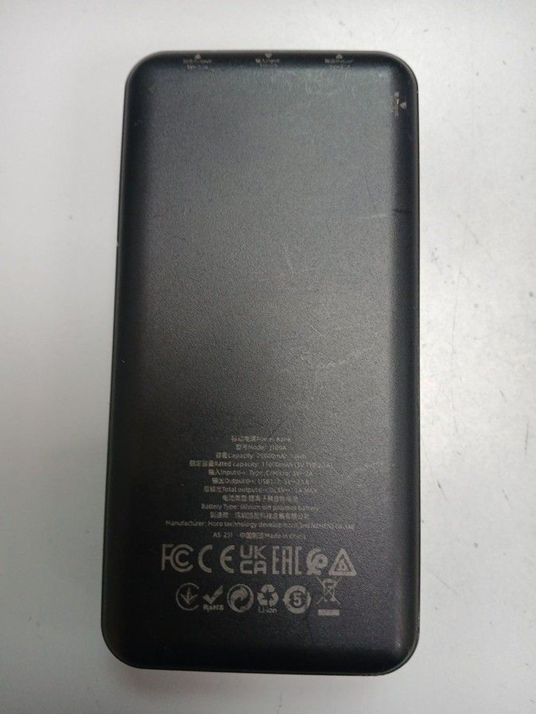 Оголошення Hoco J100A High-ranking 20000mAh 10.5W Black Б/У