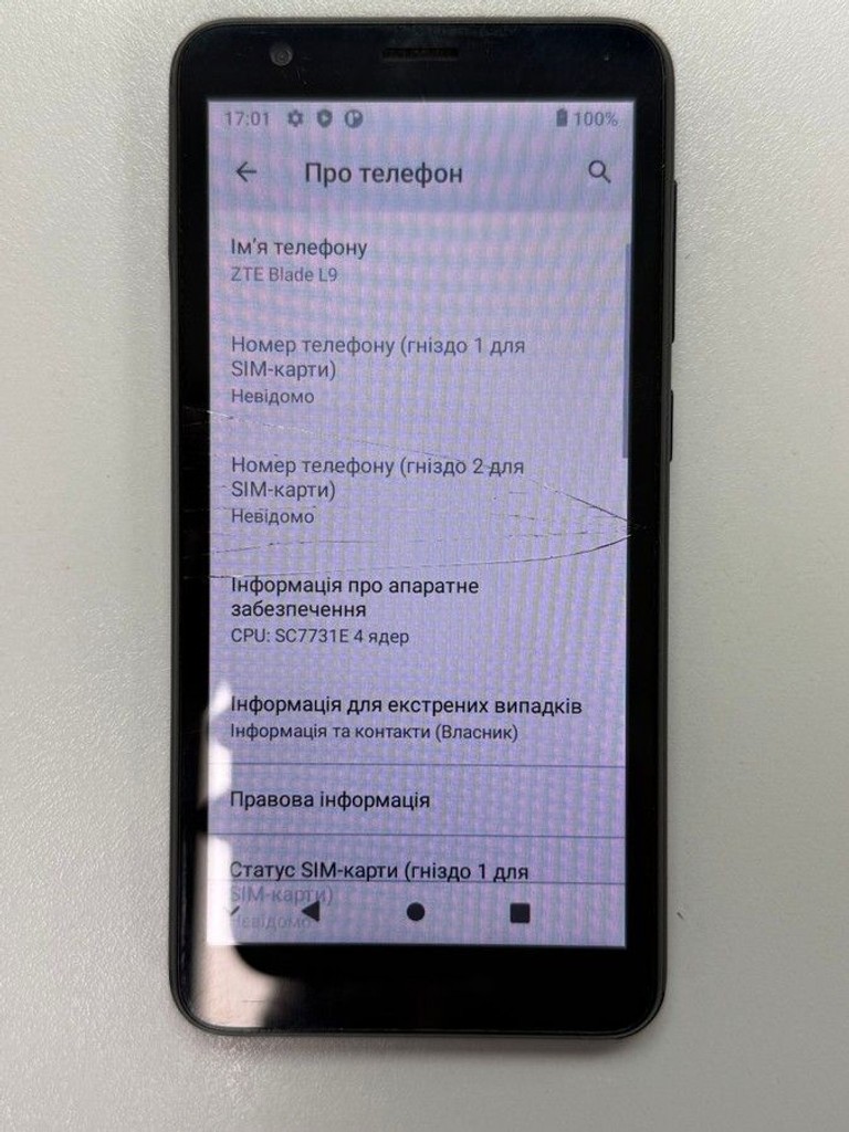 Zte Blade L9 1/32GB Blue Код:01-200979248. Зображення 7