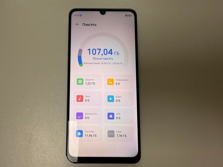 Оголошення Zte Blade V50 Vita 6/128GB Blue Б/У