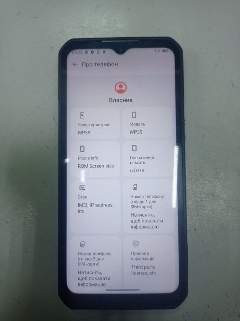 Оголошення Oukitel wp39 6/256gb Б/У