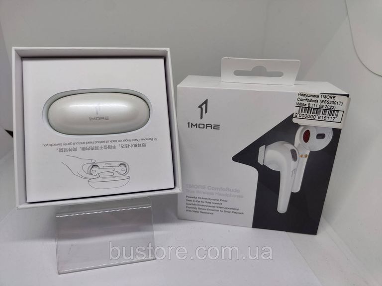 Купить 1More ComfoBuds TWS Headphones White (ESS3001T) Б/У