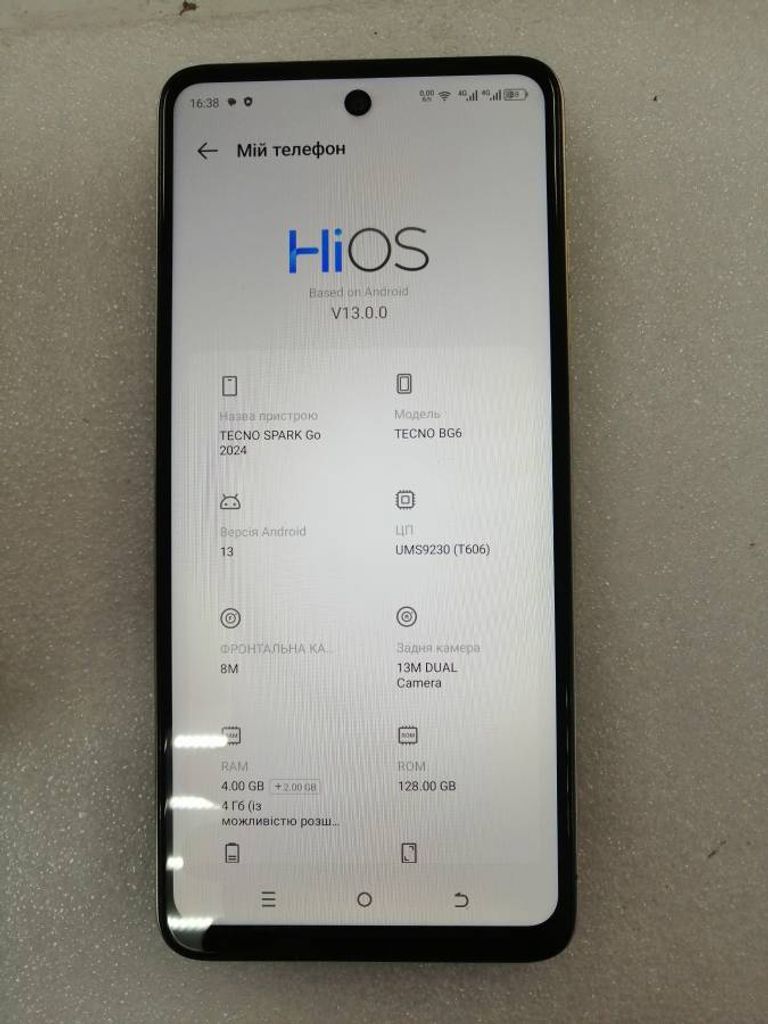 Tecno spark go 2024 Код:01-200401972. Зображення 6