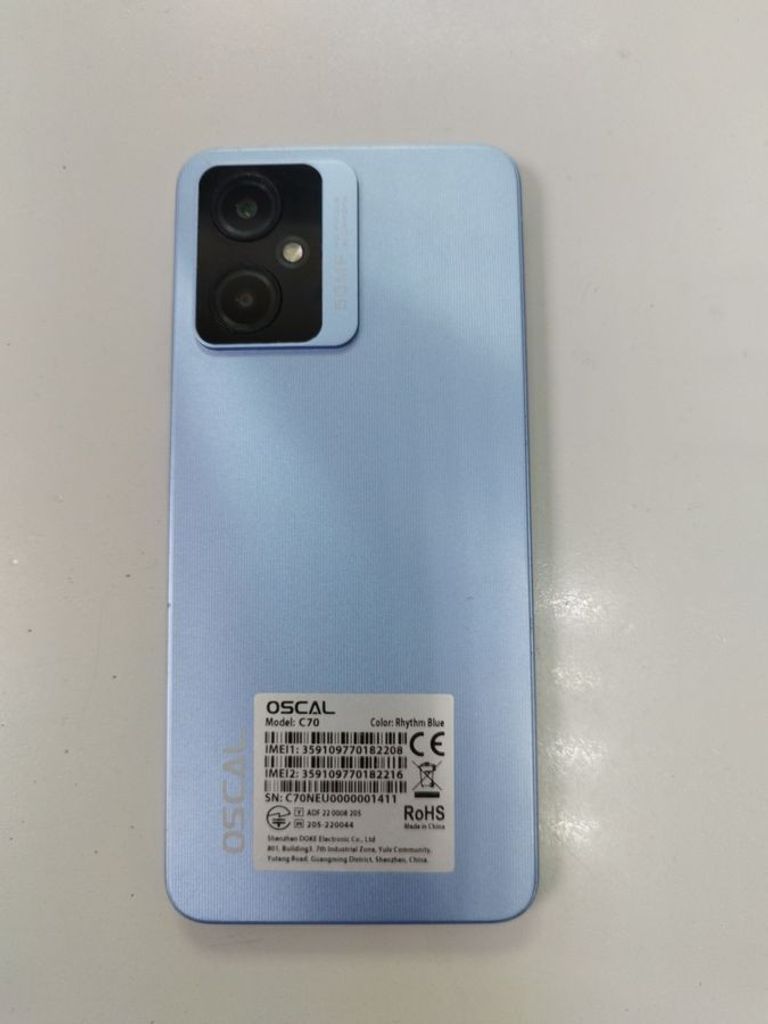 Розпродаж Blackview Oscal C70 6/128GB Blue, продавець Техноскарб
