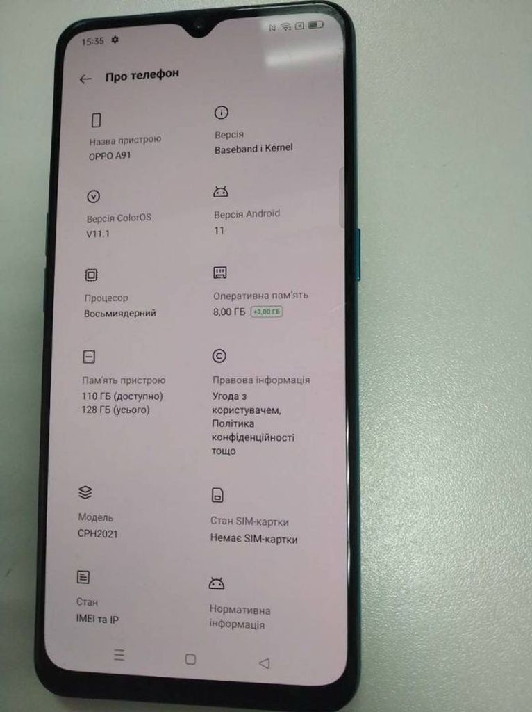 Дешиво OPPO A91 8/128GB Black с ломбарда