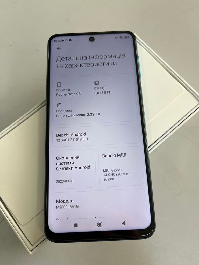 Дешиво Xiaomi redmi note 9s 6/128gb с ломбарда