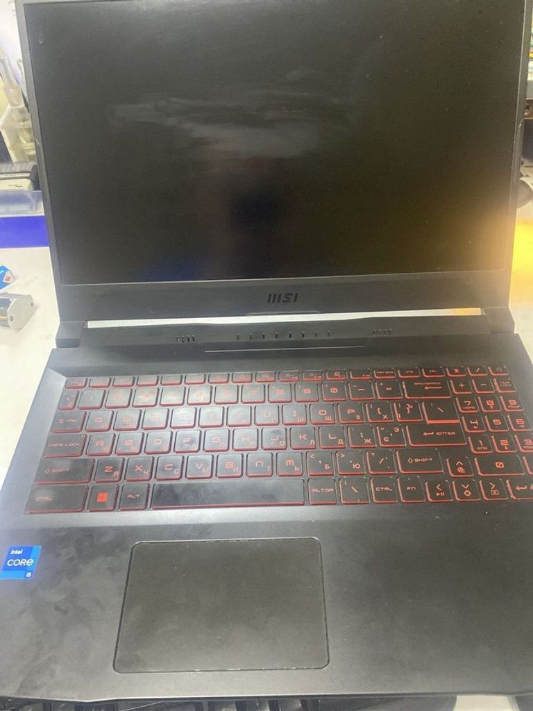 Купити Msi 15/core i5-11400h ddr4/16gb ddr4/hdd *відсутній/ssd 512 gb/geforce rtx3050ti 4gb Б/У