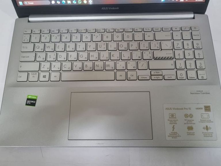 Дешево Asus 15/core i5-11300h ddr4/16gb ddr4/hdd *відсутній/ssd 480 gb/geforce gtx1650 max-q 4gb з ломбарду