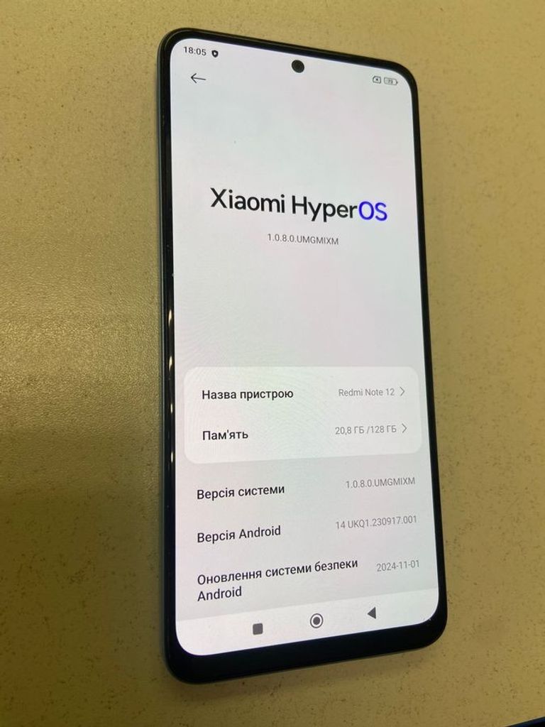 Дешево Xiaomi redmi note 12 8/128gb з ломбарду