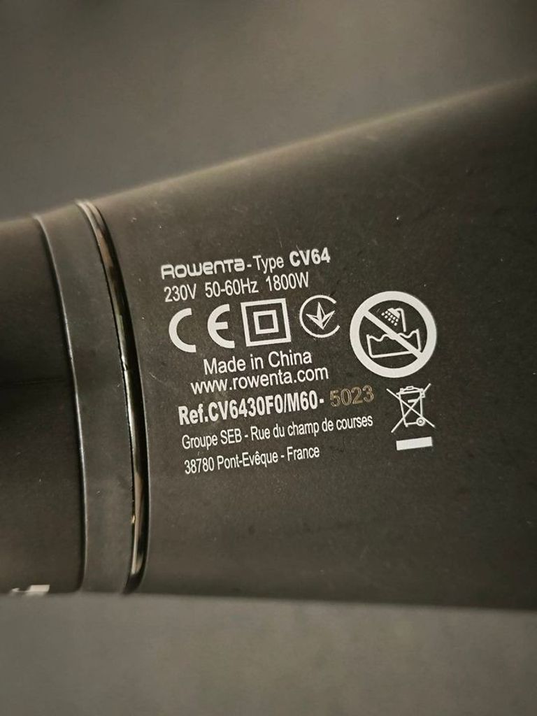 Rowenta ultra silence cv6430f0 Код:01-200792322. Изображение 6