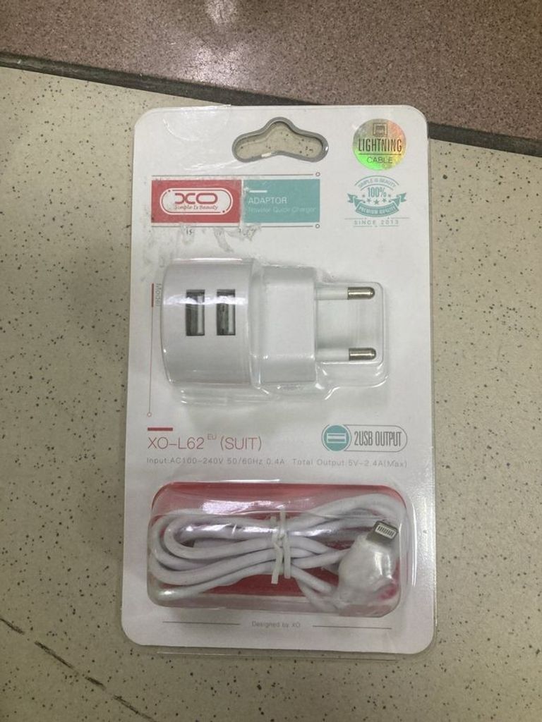 Оголошення XO L62 White + Apple Lightning (00000013731) Б/У