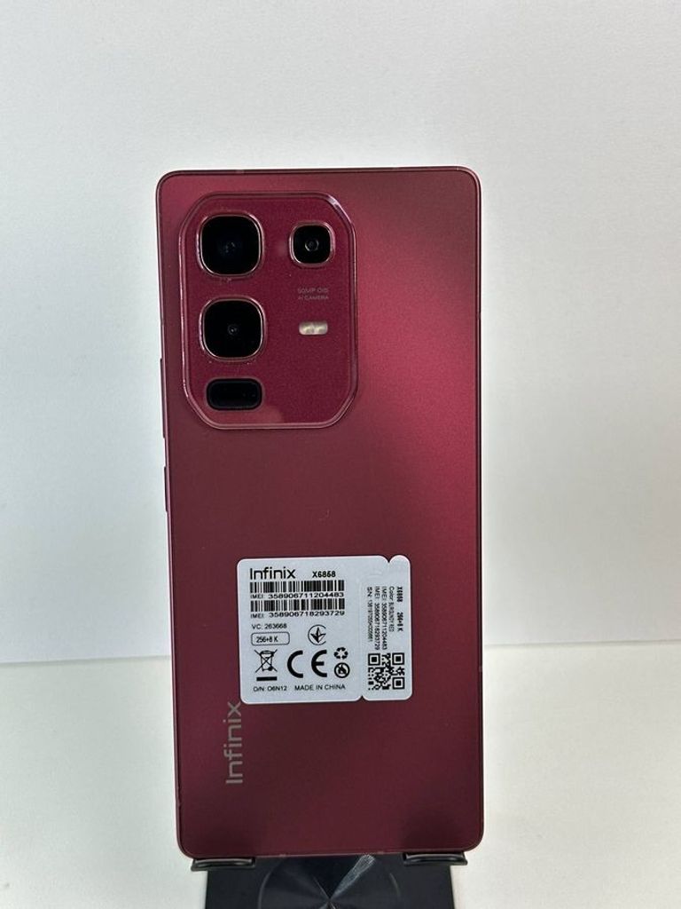Infinix Note 50 8/256GB Burgundy Red (4894947066405) Код:01-200815882. Зображення 6