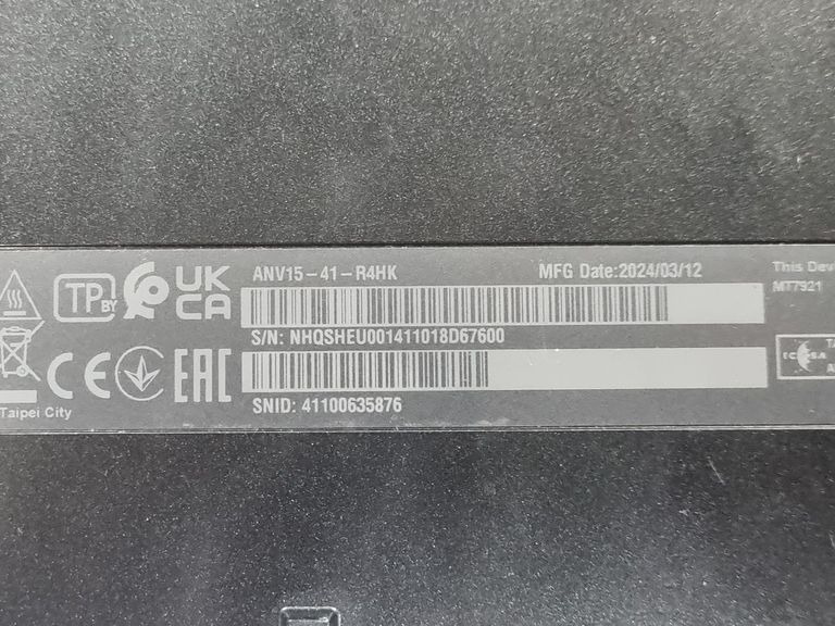 Acer 15/ryzen 5 7535hs ddr5/16gb ddr5/hdd *відсутній/ssd 512 gb/geforce rtx3050 6gb Код:01-200825480. Изображение 5