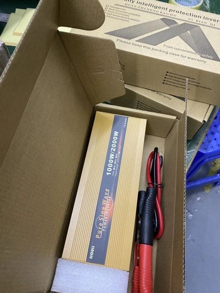 Оголошення Інвертор HOULI 1000/2000Вт 12-220V Чистий сінус для побутових приладів/гаджетів Б/У