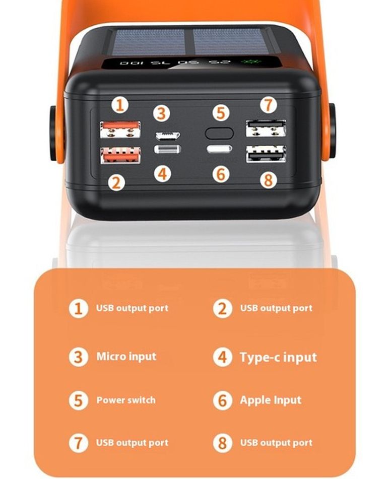 SOLAR YM-636CX 60000mAh Код:null. Изображение 4