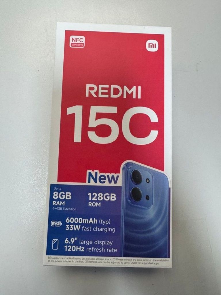 Оголошення Xiaomi redmi 15c 4g 4/128gb Б/У